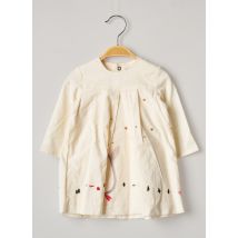 CATIMINI - Robe mi-longue blanc en coton - Fille - Taille TU - Modz