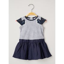 CATIMINI - Robe mi-longue bleu en coton - Fille - Taille TU - Modz