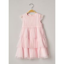 LILI GAUFRETTE - Robe mi-longue rose en polyester - Fille - Taille TU - Modz