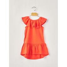 LILI GAUFRETTE - Robe mi-longue orange en coton - Fille - Taille TU - Modz