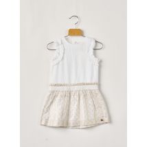 LILI GAUFRETTE - Robe mi-longue blanc en coton - Fille - Taille TU - Modz