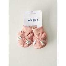 ABSORBA - Chaussons/Pantoufles rose en textile - Fille - Taille TU - Modz