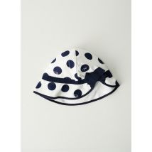LILI GAUFRETTE - Chapeau bleu en coton pour fille - Taille 3 M - Modz