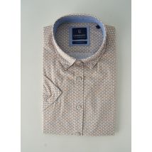 CAMBRIDGE - Chemise manches courtes blanc en coton pour homme - Taille M - Modz