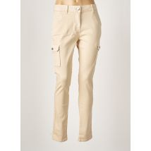 JULIE GUERLANDE - Pantalon cargo beige en viscose - Femme - Taille 46 - Modz