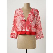 DIANE LAURY - Boléro rouge en polyester - Femme - Taille 52 - Modz