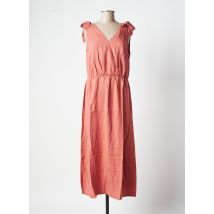 C'EST BEAU LA VIE - Robe longue orange en lyocell - Femme - Taille 40 - Modz