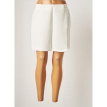 C'EST BEAU LA VIE - Jupe short blanc en lin - Femme - Taille 38 - Modz