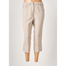 GUY DUBOUIS - Pantacourt beige en polyester - Femme - Taille 40 - Modz