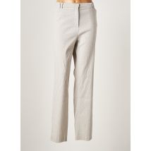 TONI - Pantalon slim gris en coton - Femme - Taille 46 - Modz