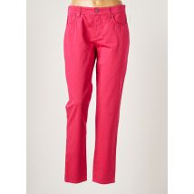 ANNA MONTANA - Pantalon slim rose en coton pour femme - Taille 44 - Modz