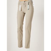 ANNA MONTANA - Pantalon slim vert en coton - Femme - Taille 36 - Modz