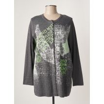 CHALOU - Gilet manches longues gris en acrylique - Femme - Taille 44 - Modz