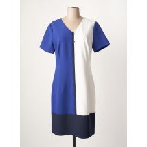 GUY DUBOUIS - Robe mi-longue bleu en polyester - Femme - Taille 40 - Modz
