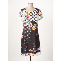 MERI & ESCA - Robe mi-longue noir en polyester - Femme - Taille 40 - Modz