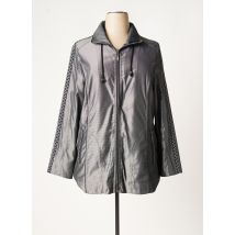 CHALOU - Parka gris en coton pour femme - Taille 46 - Modz