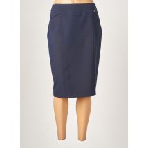 GUY DUBOUIS - Jupe mi-longue bleu en polyester pour femme - Taille 40 - Modz