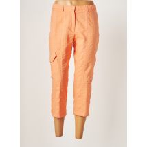 GUY DUBOUIS - Pantacourt orange en coton - Femme - Taille 40 - Modz