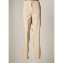 TONI DRESS - Pantalon droit beige en coton - Femme - Taille 52 - Modz