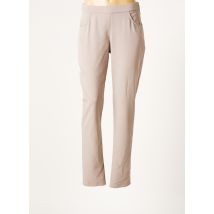GUY DUBOUIS - Pantalon droit marron en polyester pour femme - Taille 40 - Modz