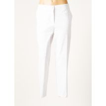 ANNA MONTANA PANTALONS FEMME DE COULEUR BLANC - Grande Taille