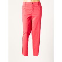 ANNA MONTANA - Pantalon droit rouge en coton - Femme - Taille 48 - Modz