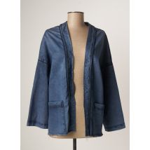 PAKO LITTO - Veste casual bleu en coton pour femme - Taille 36 - Modz