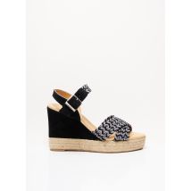 MKD - Espadrilles noir en cuir - Femme - Taille 39 - Modz