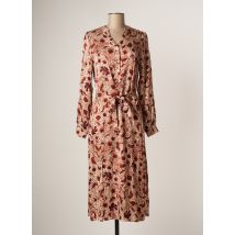 ESQUALO - Robe longue marron en viscose - Femme - Taille 40 - Modz