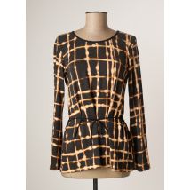 LO! LES FILLES - T-shirt noir en viscose - Femme - Taille 48 - Modz