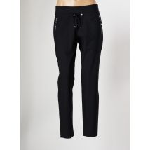 OLSEN - Pantalon chino noir en polyamide pour femme - Taille 40 - Modz