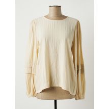KAFFE - Blouse beige en viscose - Femme - Taille 38 - Modz