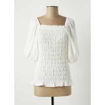 KAFFE - Top blanc en polyester pour femme - Taille 40 - Modz