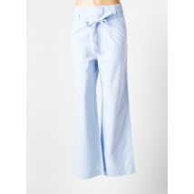 IN WEAR - Pantalon droit bleu en coton - Femme - Taille 40 - Modz