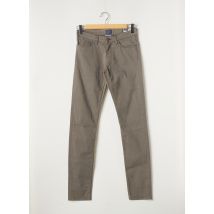 GANT - Pantalon slim gris en coton pour homme - Taille W30 L34 - Modz