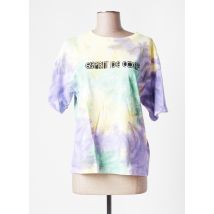 EDC - T-shirt violet en coton - Femme - Taille 38 - Modz