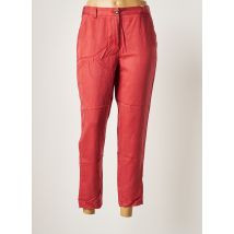 C'EST BEAU LA VIE - Pantalon 7/8 orange en lyocell - Femme - Taille 46 - Modz