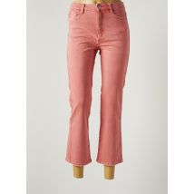EDC - Jeans coupe droite rouge en coton - Femme - Taille 38 - Modz