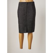 GRIFFON - Jupe mi-longue noir en polyester - Femme - Taille 46 - Modz