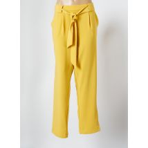 SMASH WEAR - Pantalon droit jaune en polyester - Femme - Taille 42 - Modz