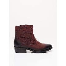 INUOVO - Bottines/Boots rouge en cuir pour femme - Taille 36 - Modz