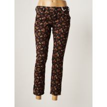 PLEASE - Pantalon 7/8 noir en coton - Femme - Taille 38 - Modz