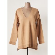 RINO & PELLE - Pull tunique beige en viscose - Femme - Taille 34 - Modz