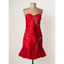 JOSETTE NAGEL - Robe courte rouge en polyester - Femme - Taille 38 - Modz