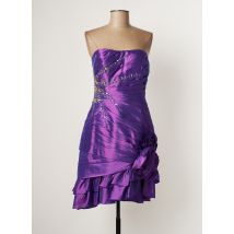 JOSETTE NAGEL - Robe courte violet en polyester - Femme - Taille 42 - Modz