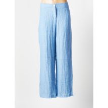 CREA CONCEPT - Pantalon large bleu en lin pour femme - Taille 42 - Modz