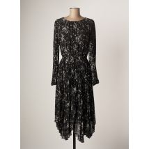 IDANO - Robe longue noir en polyester - Femme - Taille 34 - Modz