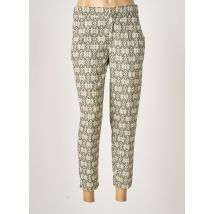 EMA BLUE'S - Pantalon chino vert en polyester - Femme - Taille 38 - Modz