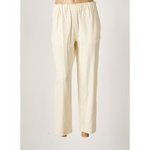 BELLA JONES - Pantalon chino beige en ramie - Femme - Taille 36 - Modz