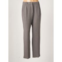 M&Y - Pantalon droit gris en polyester - Femme - Taille 40 - Modz